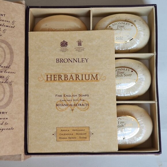 Bronnley Herbarium Guest Soaps 50g BNIP Sealed - Picture 4 of 11